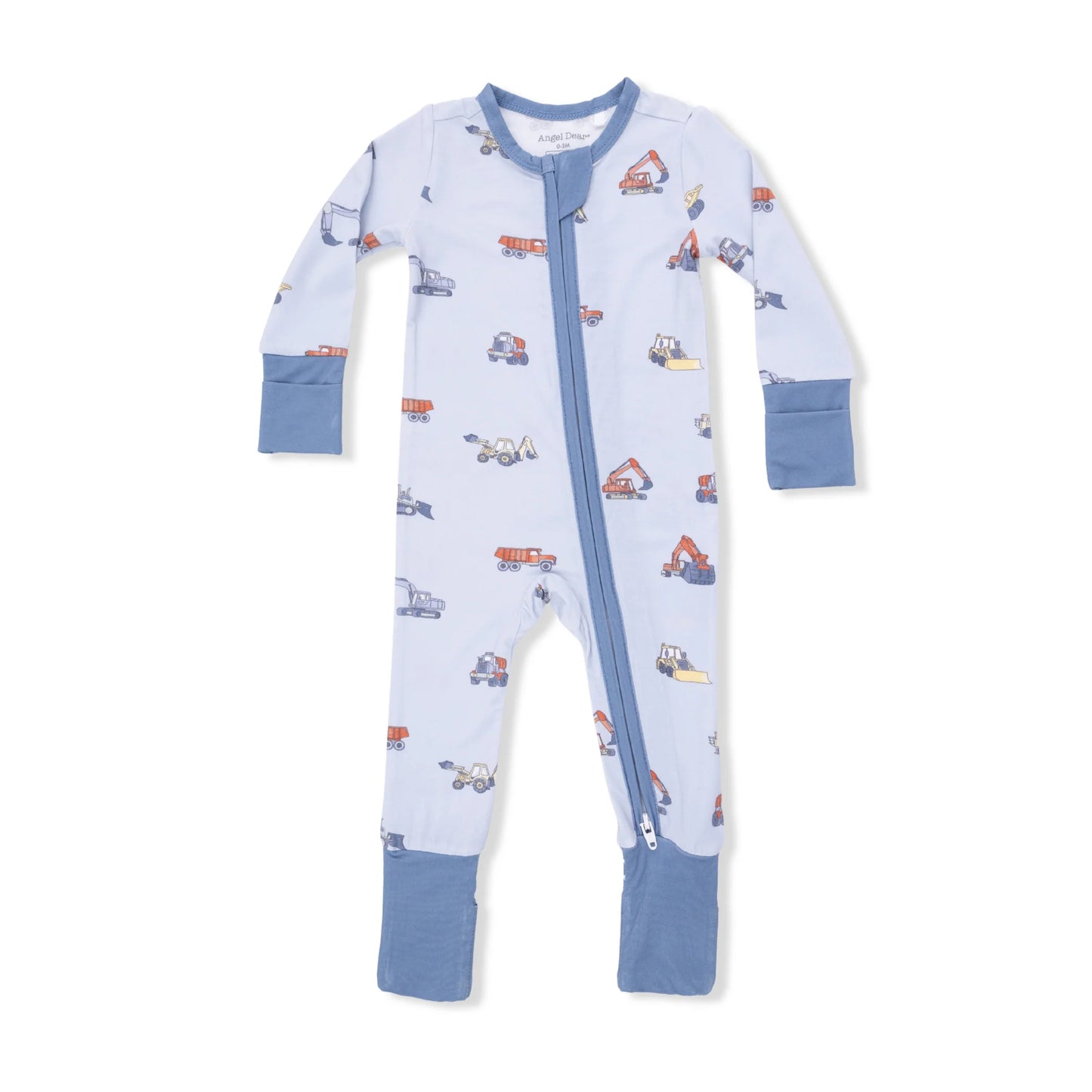Construction Vehicles-Convertible Romper