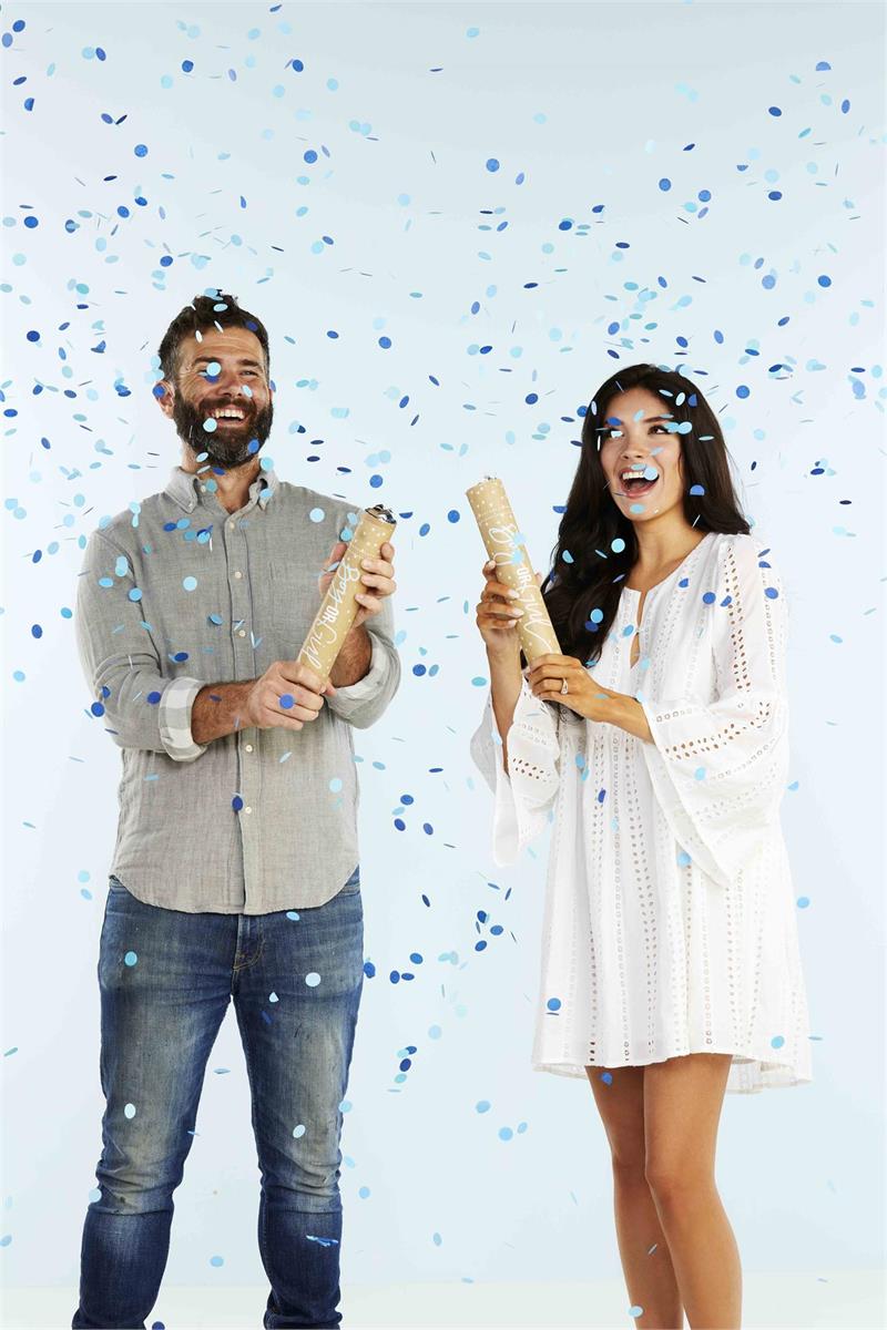 Blue Gender Reveal Popper