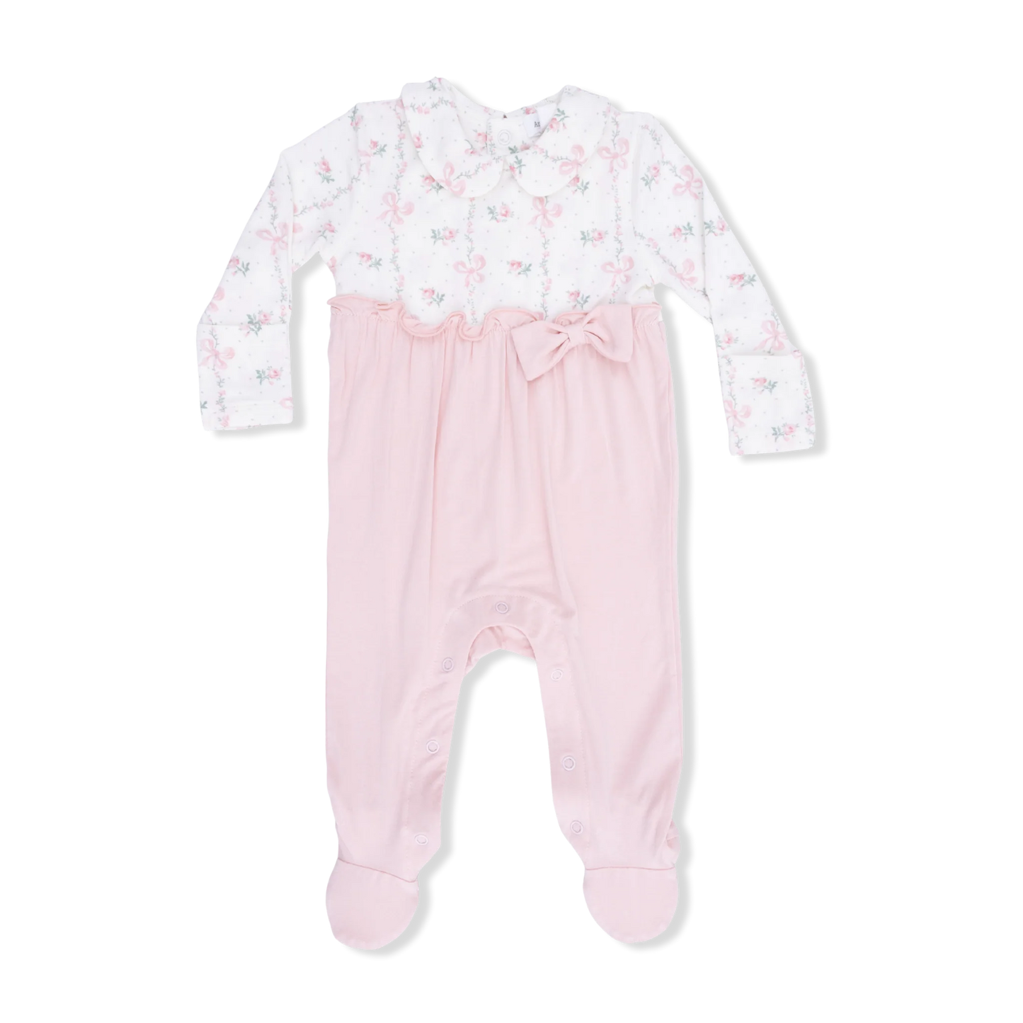 Dainty Buds and Bows- Bow Footie