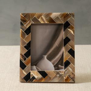 5x7 Blue & Brown Photo frame