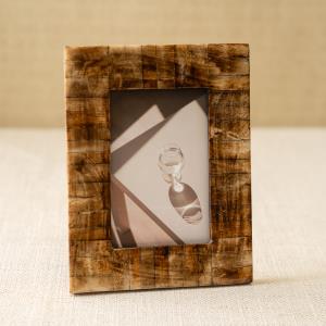 5x7 Bone Antique Gold Frame
