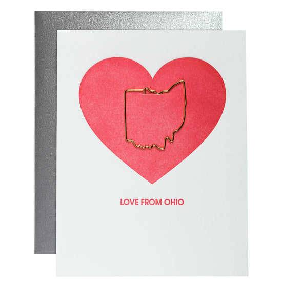 Letter Press Cards with Paperclips