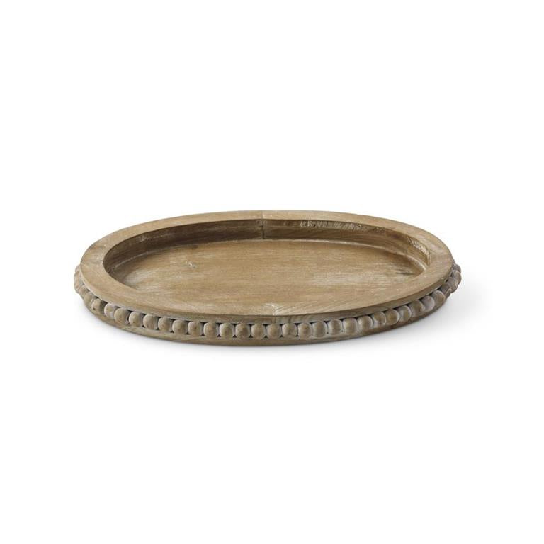 Bead Trim Wooden Trays