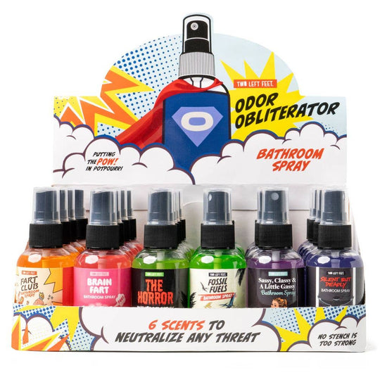 Load image into Gallery viewer, Two Left Feet® Odor Obliterator Bathroom Spray
