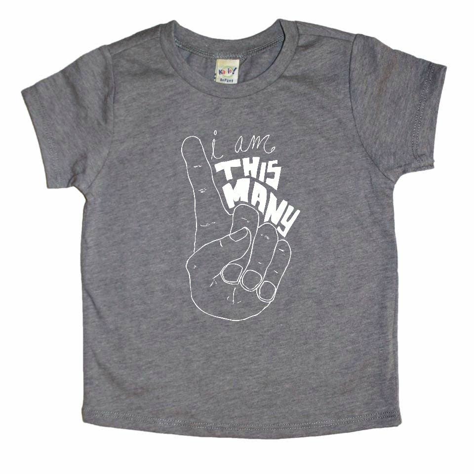 I Am This Many Tee~ One, 1st BIrthday Shirt
