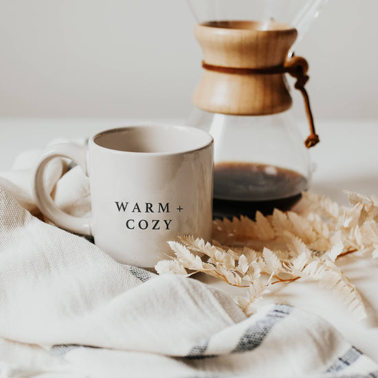 Load image into Gallery viewer, Warm &amp;amp; Cozy Stoneware Coffee Mug-Christmas Home Decor &amp;amp; Gift
