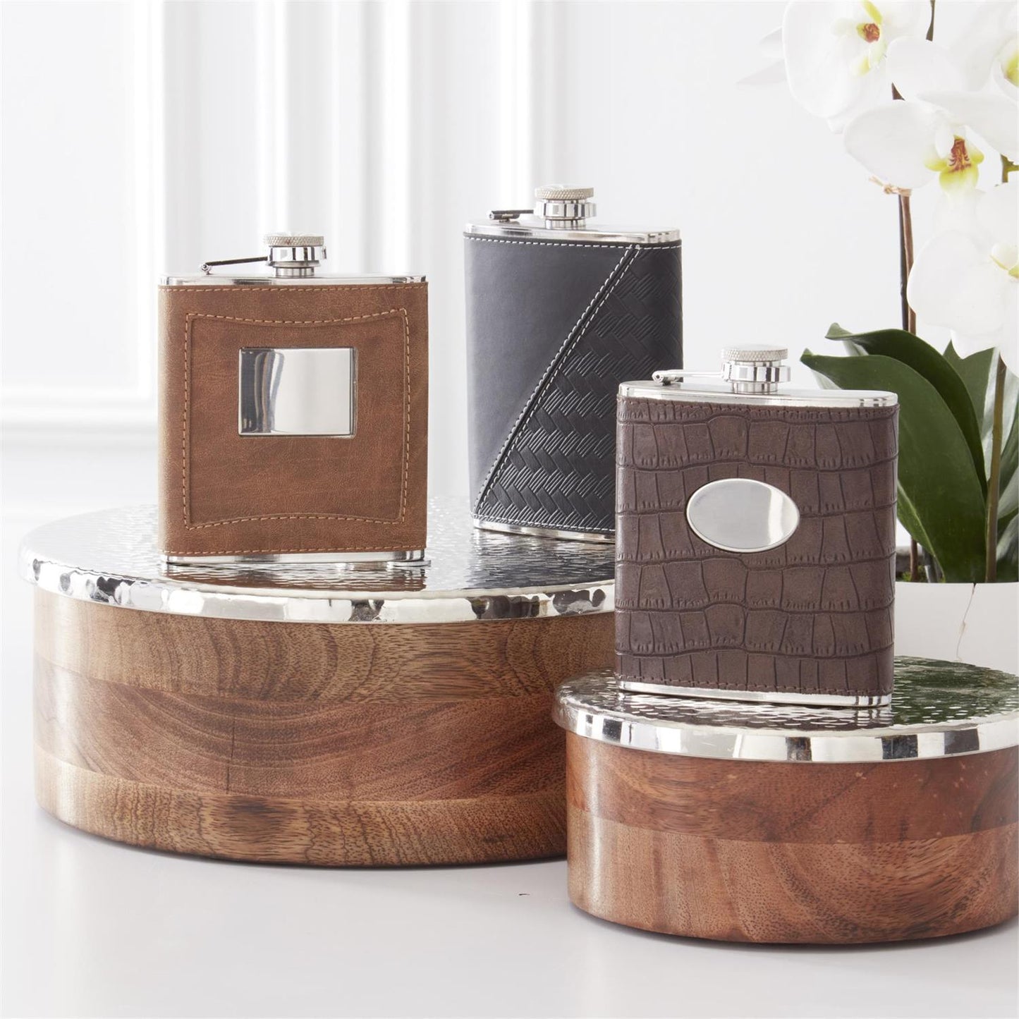 Leather Flasks