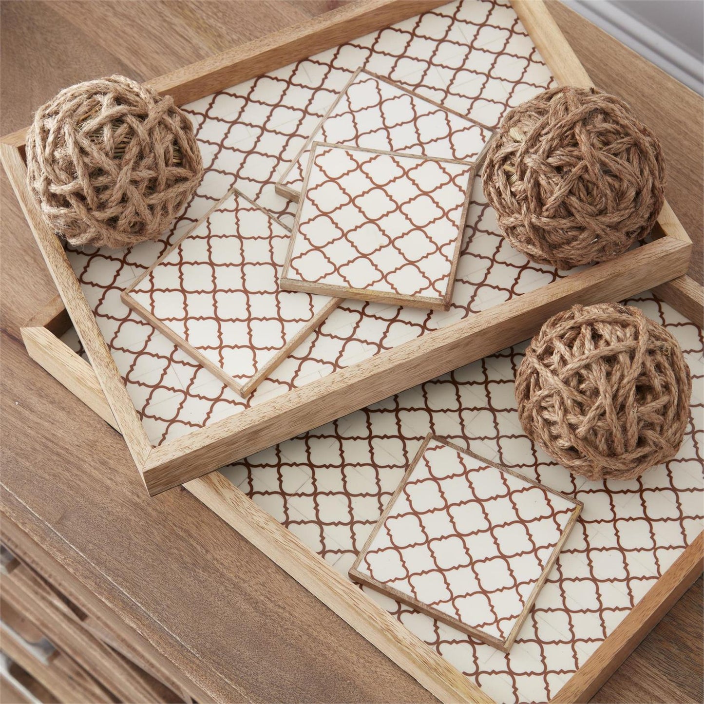 Natural Tan Seagrass Ball 4"