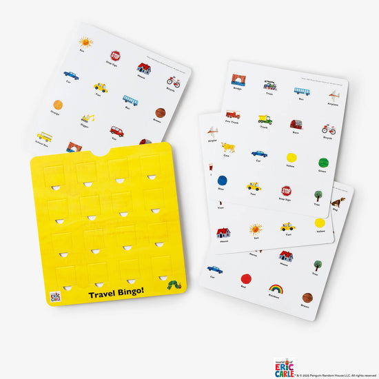 Very Hungry Caterpillar Travel Bingo Game