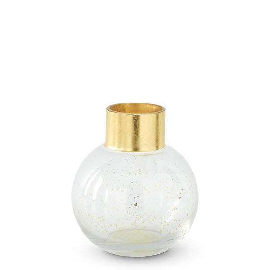 Load image into Gallery viewer, Gold Rim Round Vases
