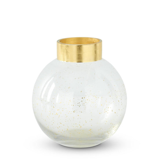 Load image into Gallery viewer, Gold Rim Round Vases
