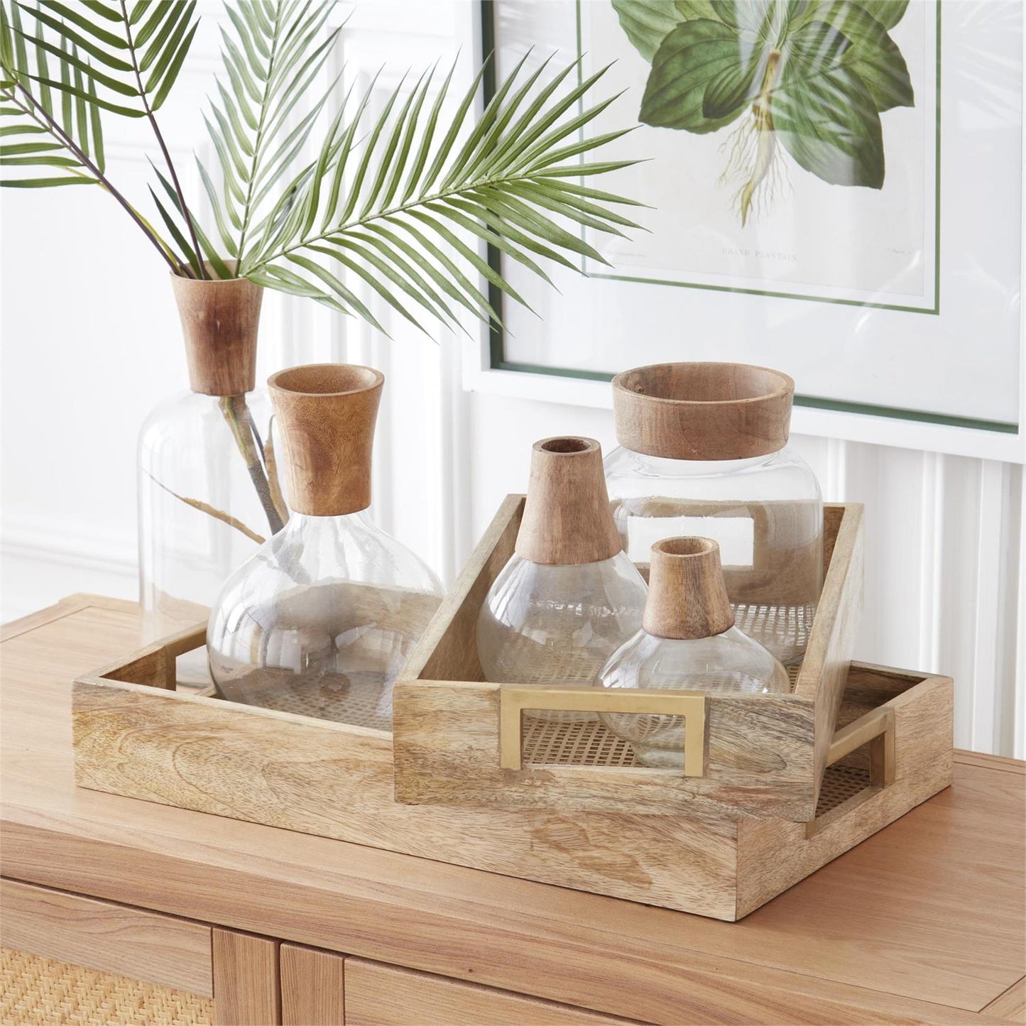 32 Inch 5 Stem Palm Branch