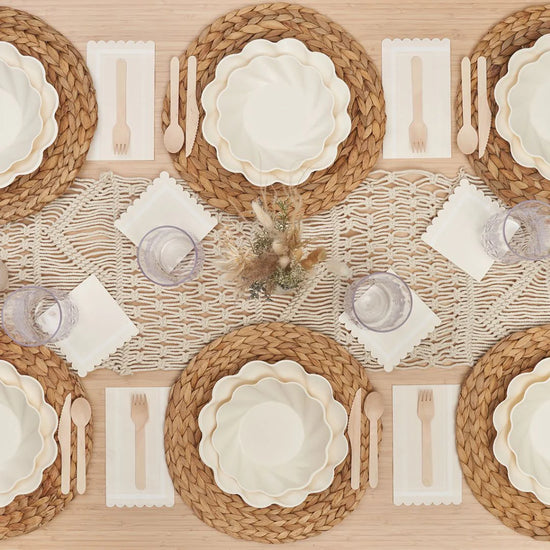 Load image into Gallery viewer, Simply Eco Compostable Salad Plate Cream/8pkg
