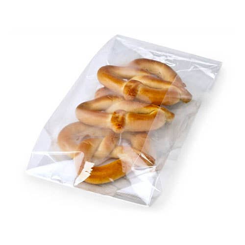 Clear 1.2 Mil Gusset Cellophane Bags: 100 Pack / 5x2.5x11" / Clear