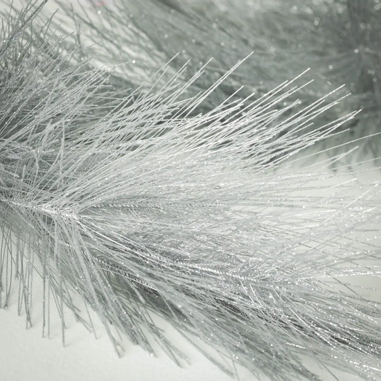 Load image into Gallery viewer, Silver Metallic Pine Garland
