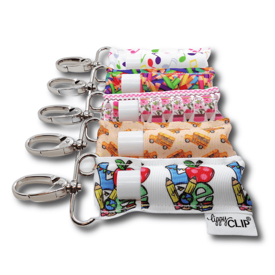 Load image into Gallery viewer, School Bus LippyClip® Lip Balm Holder for Bus Driver Gift
