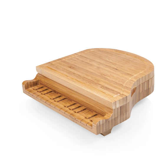 Load image into Gallery viewer, Piano Cheese Cutting Board &amp;amp; Utensils Set
