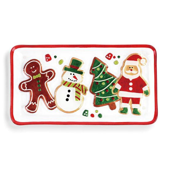 Christmas Cookies Platter - 15x8"
