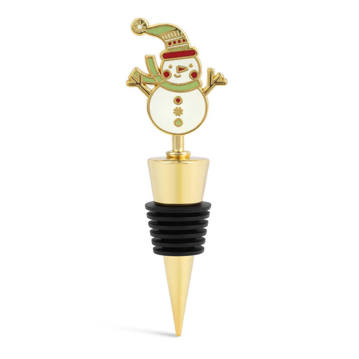 Bottle Stopper - Snowman