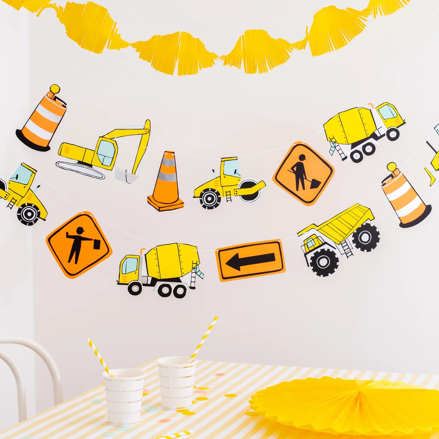 Construction Thingamajigs Decorative Banner
