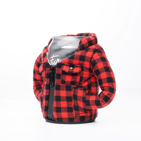 Load image into Gallery viewer, Lumberjack Koozy in Red
