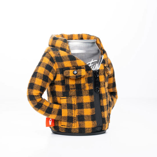 Lumberjack Koozy in Yellow/Black