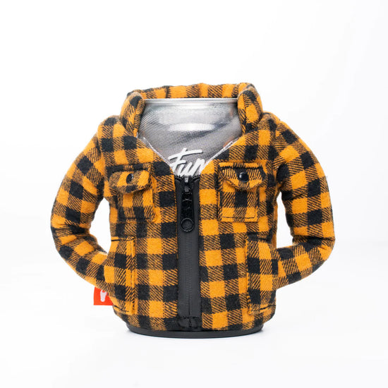 Lumberjack Koozy in Yellow/Black