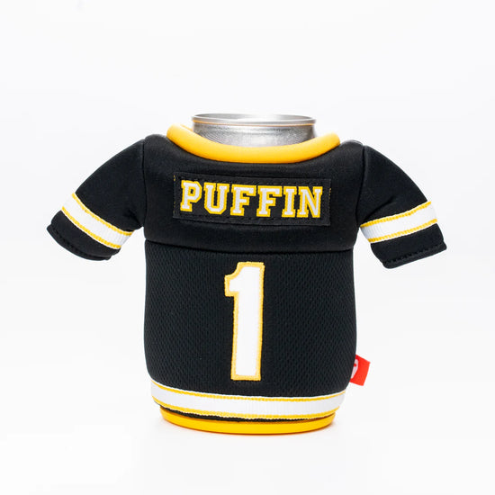 Load image into Gallery viewer, The Jersey Koozie in Black/Yellow
