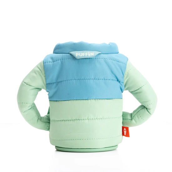 The Puffy Jacket Koozy in Seafoam