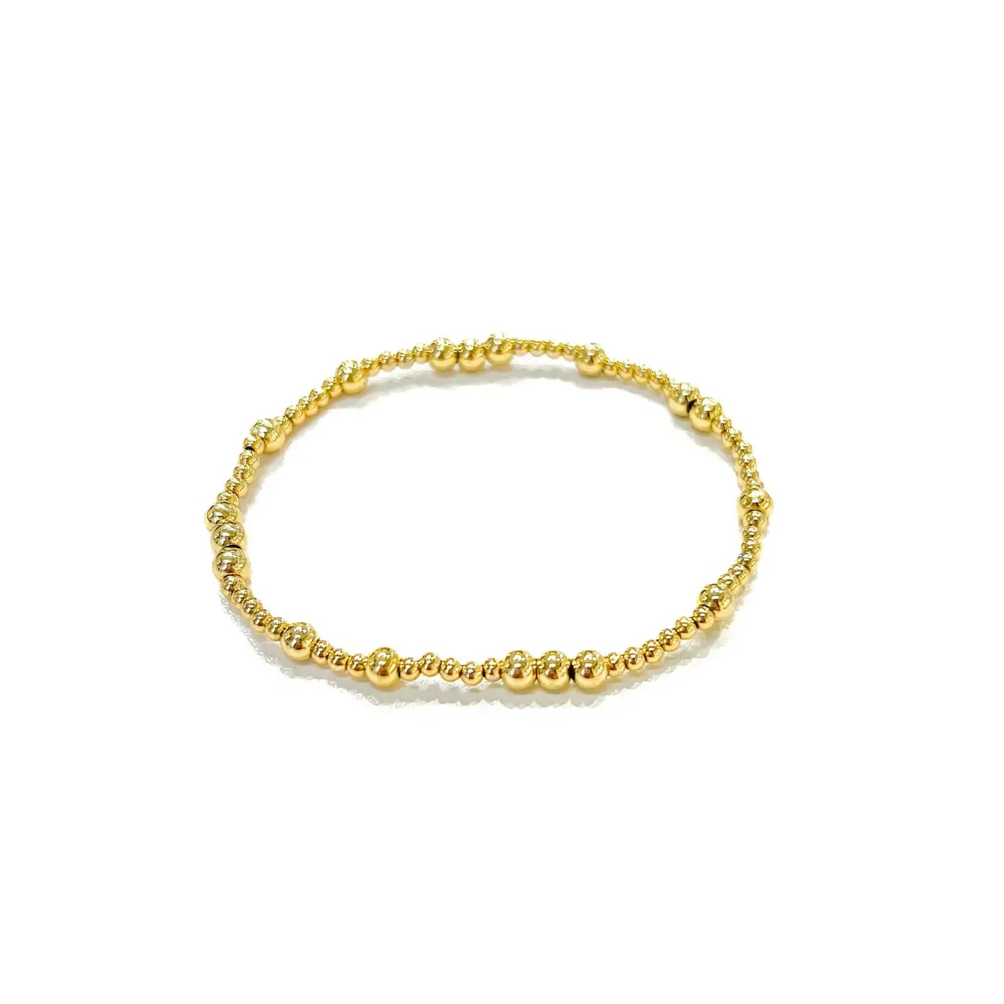 Merry 18K Gold & Enamel Christmas Bracelet: Merry