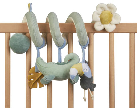 Jungle Party Mint Crocodile Multi-Activity Spiral