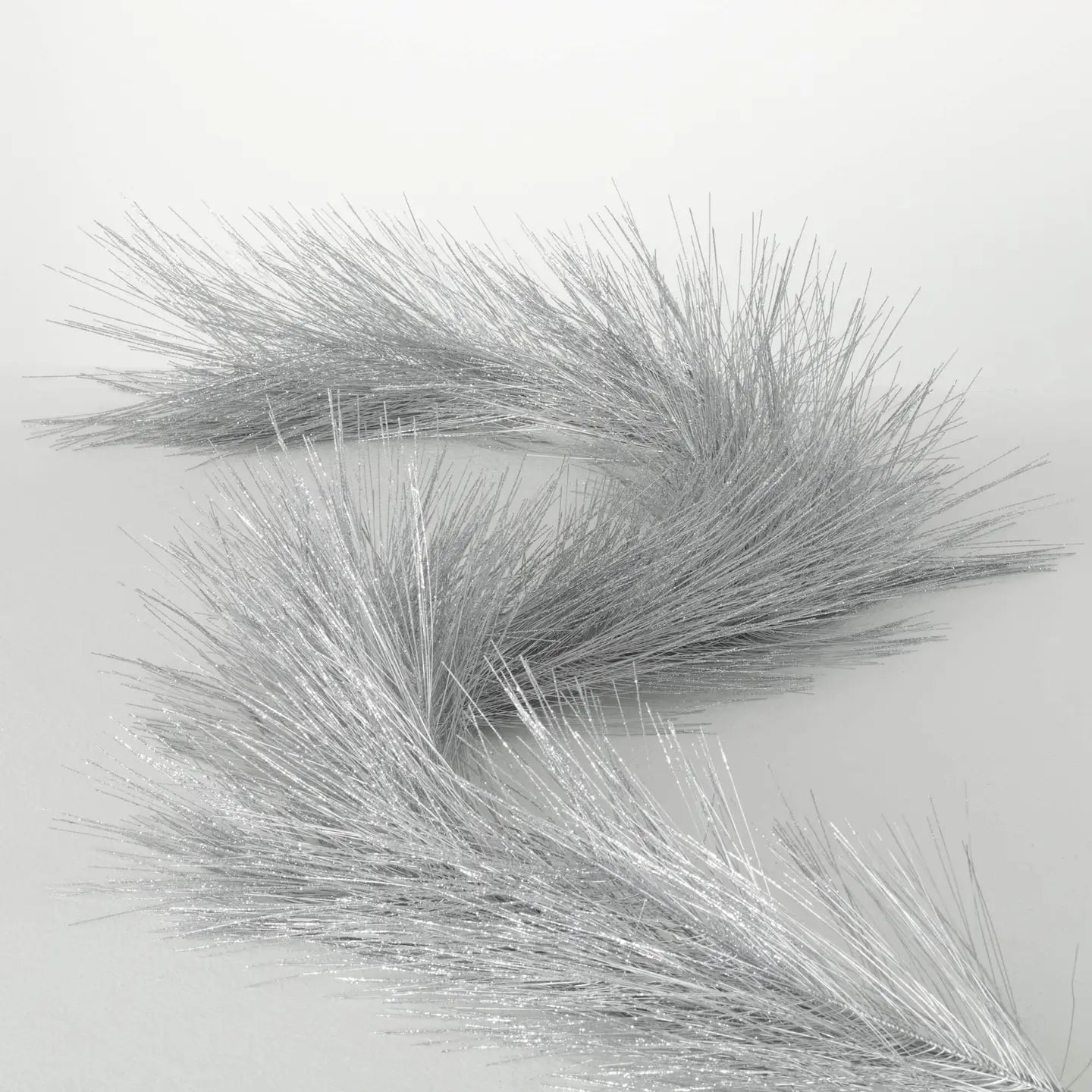 Silver Metallic Pine Garland