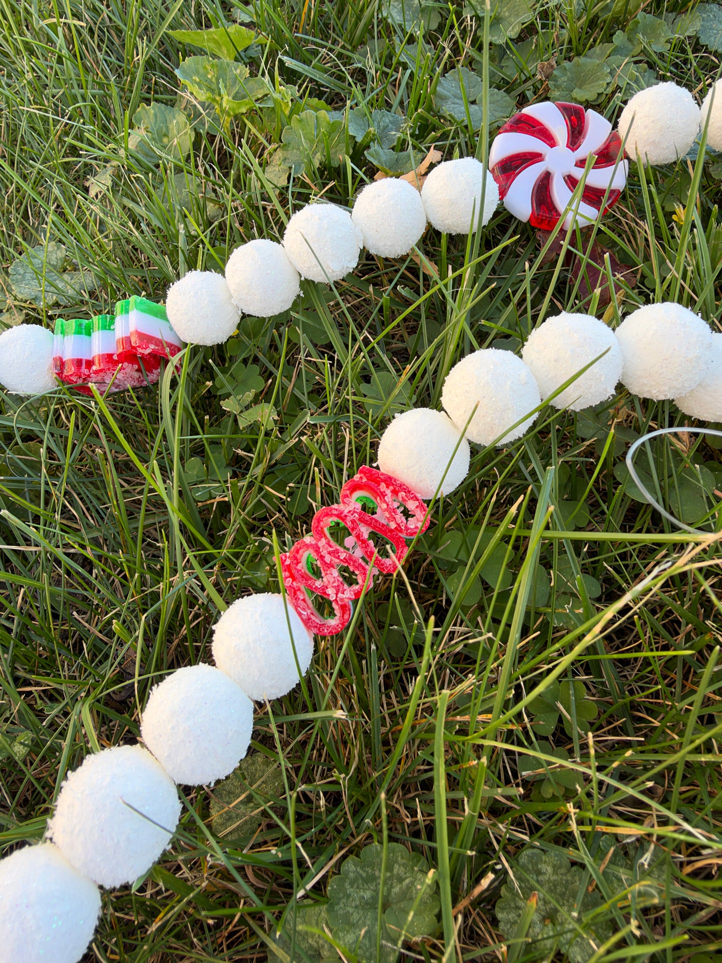 Candy & Snow ball Garland 72''