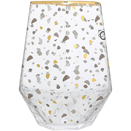 Load image into Gallery viewer, Cheers to the Grad - 16 oz Geometric  Glass
