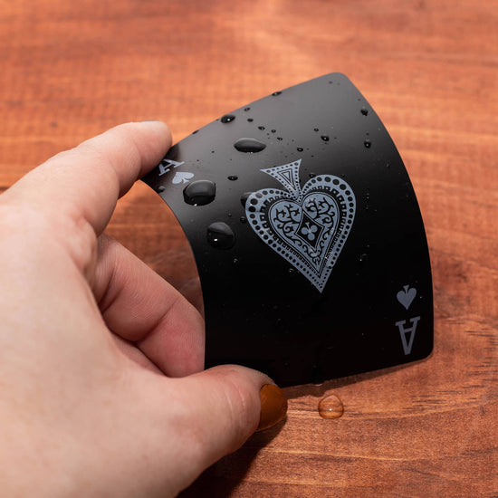Load image into Gallery viewer, Men&amp;#39;s Black Edition Waterproof Card Deck
