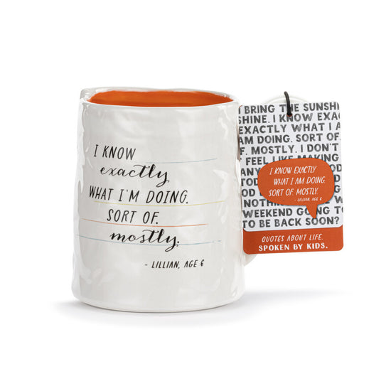 Live From Snack Time I Know What I'm Doing Ceramic Notepaper Mug - 14oz