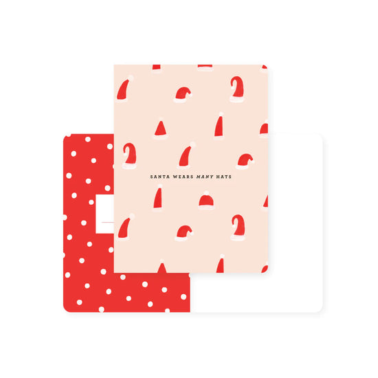 Santa Wears Many Hats Pocket Journal