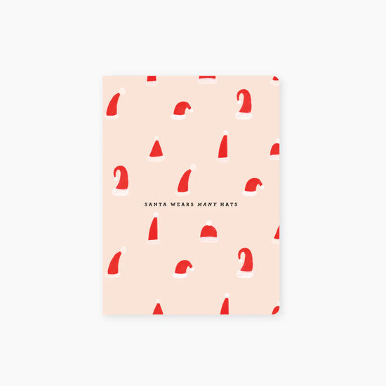 Santa Wears Many Hats Pocket Journal
