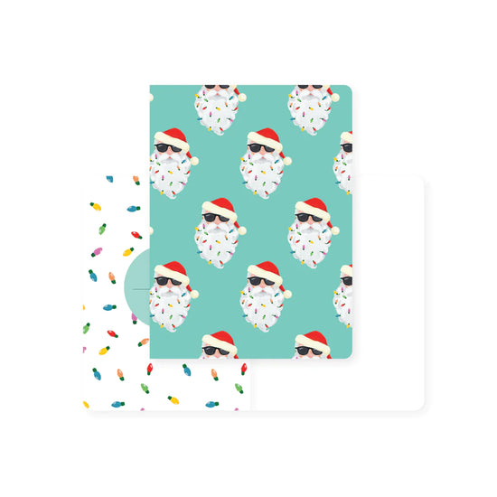 Cool Holiday Sunglass Santa Pocket Journal