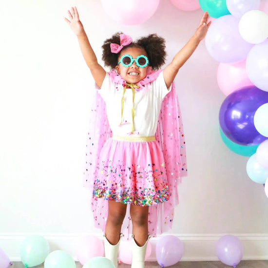 Load image into Gallery viewer, Raspberry Confetti Tutu - Dress Up Skirt
