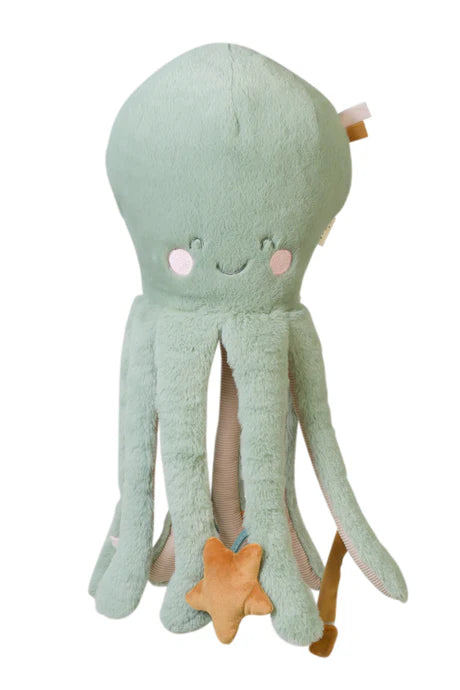 Load image into Gallery viewer, Mint Multi Activity Fluffy Octopus
