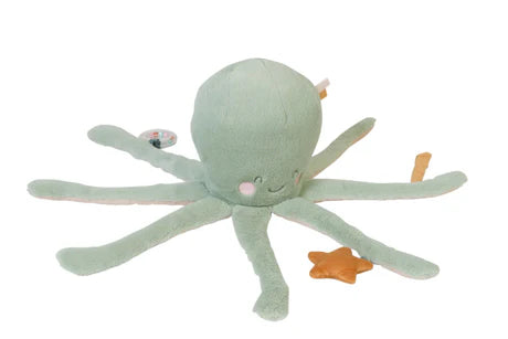 Load image into Gallery viewer, Mint Multi Activity Fluffy Octopus
