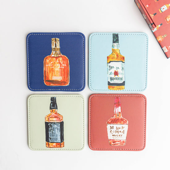 Load image into Gallery viewer, Set/4 Bourbon Trail Coasters
