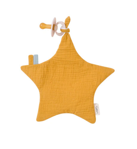 Mustard Crinkle Star Toy