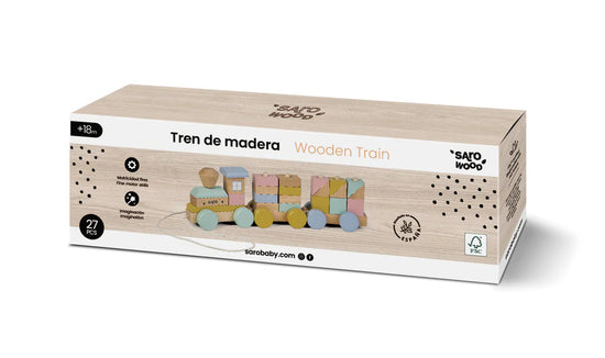 Load image into Gallery viewer, Wooden Choo Choo Train Toy
