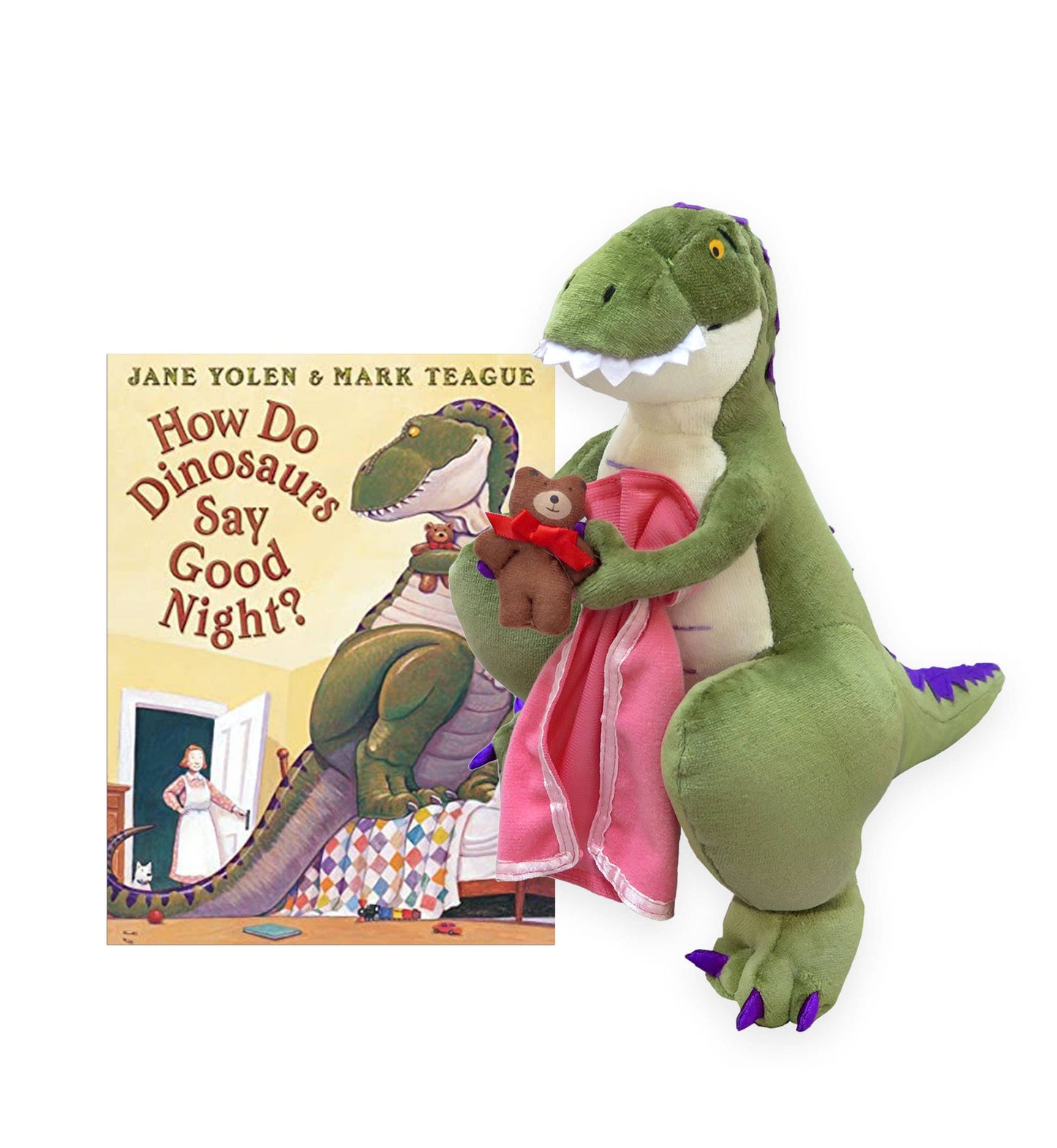 How Do Dinosaurs Say Good Night? Plush with board book