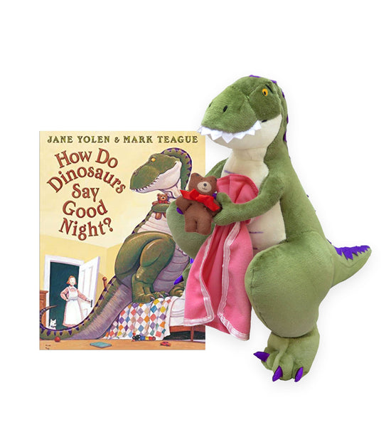 How Do Dinosaurs Say Good Night? Plush with board book