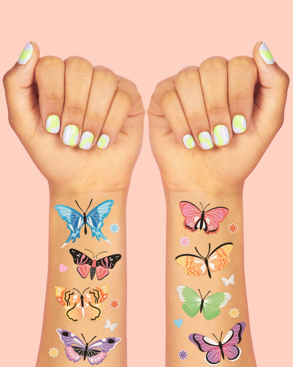 Butterfly Foil Kids Temporary Tattoos, Bday Party, Activity