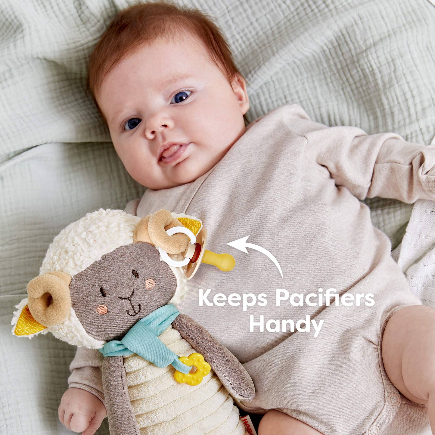 Woolbert the Ram Pacifier Holder