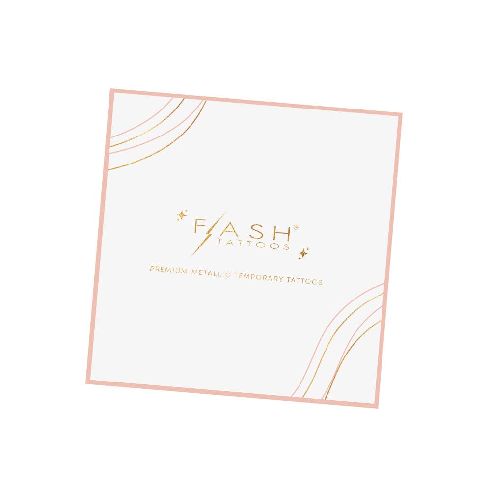 TWINKLE AND SHINE metallic temporary tattoo